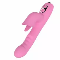 NALONE - T-MAY RABBIT VIBRATOR WITH PUSH AND OSCILLATING MOTION