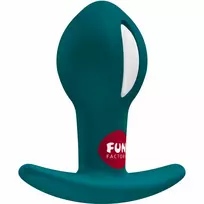 FUN FACTORY FUN FACTORY B BALL UNO Green - Weighted Anal Plug, Ergonomic, Waterproof