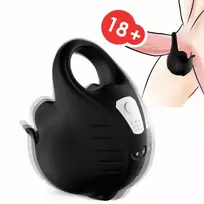 ARMONY Cupping Vibrator Ring Black - Dual-Stretch Silicone System