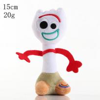 Žaislų istorija 4 Forky pliušinė lėlė 3 dydžių rinkinys Mielas baltas šakutės-šaukšto pliušinis personažas Minkštas žaislas Dovana Vaikams Animacinių filmų gerbėjams Namų dekoras Kolekcionuojamas Gimtadienio dovana As shown in the picture