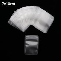 20 Pcs Pack Waterproof Self Seal Matte Zipper Storage Packaging Bag Reclosable Pouches 7x10cm