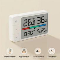 Intelligent Thermometer Hygrometer Meter Multi Function Clock Digital Display Weather Station Sensor for Home