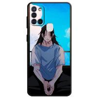 Jujutsu Kaisen Anime telefono dėklas, skirtas Samsung Galaxy A20e A02s A50 A03 Core A04 A10 A40 A02 A01 A10s A03s A04s A70 dangtelis Samsung A10 blue