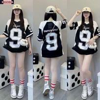 Summer basketball uniform short sleeved T-shirt women's size 23 jersey youth casual sports loose fit 2XS juoda