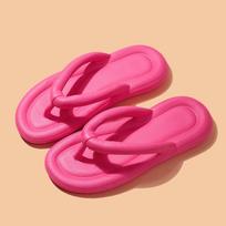 New Soft Sole Platform Flip Flops Women Summer Beach Non Slip Cloud Slippers Woman Thick Sole Clip Toe Bathroom Slides Sandals 36-37