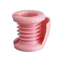 Pirštinis nėrimo vadovas 3D spausdintas siūlų vediklis pirštų laikiklis plastikinis siūlų vediklis nėrimo pagalbininkas nėrėjams mezgėjams rožinė