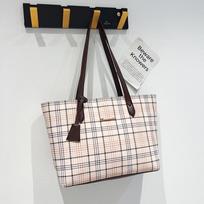 2024 Plaid Two-Piece Tote & Shoulder Bag Set - New Korean Style Women's Handbag kava