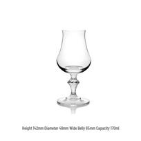 LISM Crystal Macallan Whiskey Glass white
