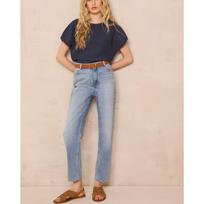 Tiesūs džinsai moterims, Mėlyna, 07 rio mum denim