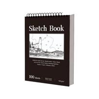 Portable Spiral Bound Artist Sketchbook 100 Sheets Sketching Notebook  Sketching Style-D