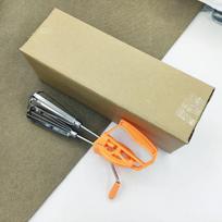 Stainless Steel Hand Mixer For Whisking And Kneading In Kitchen Baking Tasks oranžinė