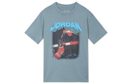 Jordan Drop Shoulder Sleeve T Shirt Women's Ozone Blue FB5138-031 XL