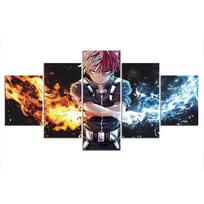 Modernus namų sienų meno dekoras Rėminiai paveikslai 5 vnt. Manga Anime plakatai Drobės dekoratyviniai paveikslai svetainei Be rėmo Be rėmo 20x35cm*2  20x45cm*2  20x55cm*1