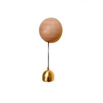 Wooden Wind Chimes Japanese Style Magnetic Wood Doorbell Hanging Decor Loud Door Bell Entering Reminder Home Decor