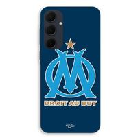 Case For Samsung galaxy A55 logo om olympique de marseille blue Background Maniacase mėlyna