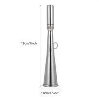 Stainless Steel Fog Horn Boat Foghorn Handheld Foghorn with Removable Mouthpiece for Yacht Marine Safety and sidabras