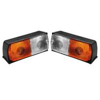 Front Combination Light Assembly 12V Indicator / Halogen Lamp with Bulb Fits Ford & Fordson Tractors Standard gryna/gintaras