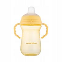 CANPOL FirstCup puodelis su silikoniniu snapeliu, 250ml, geltona