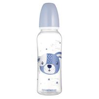 CANPOL Standartinis buteliukas 250ml CUTE ANIMALS mėlynas