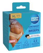 CANPOL Mom fit nėščiosios apatinės kelnaitės XL dydis 2 vnt.