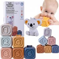 WOOPIE BABY Piramidės sensorinių blokų rinkinys