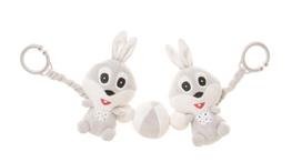 4BABY R11 P&E barškutis, skirtas vaikiško vežimėlio žaisliniam RABBIT vežimėliui