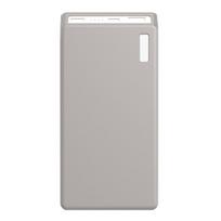 Durability Silicone Sleeve All Around Protections for 12000mAh 66W Powerbank Case with Soft Sturdy Construction Lanyard pilka spalva