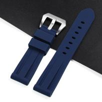 20mm 22mm 24mm 26mm Silicone Watchband Quick Release for Huawei Watch GT2/3/4 for Seiko for Omega for Fossil Rubber Sport Straps 20mm mėlyna