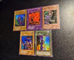 5pcs/set Yu-gi-oh! Yami Bakura Self Control Collect Signature Trading Flash Card Anime Cartoon Christmas Present