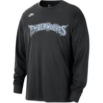 Nike NBA Minnesota Timberwolves Essentials Hardwood Classics Men's Long-Sleeve T-Shirt Black IB4237-010 XL