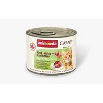 Animonda Carny Kitten – konservai kačiukams su jautiena, vištiena ir triušiena, 200 g