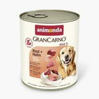 Animonda GranCarno Adult Beef + Chicken: konservai šunims su šviežia jautiena ir vištiena, 800 g