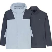 Anta Variety Training Collection Thermal Water Repellent Windbreaker Jacket Men's Castle Gray/Lime Stone 152447629-6 XL