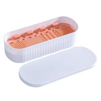 Drain Beauty Egg Drying Rack 3-in-1 Makeup Brush Cleaner Mat Powder Puff Washer  for Make-up Egg balta