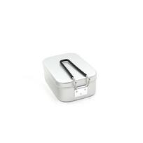 Food Container Mini Folding Stainless Steel Picnic Box Aluminum Alloy Palm Box Hairdryer Breakfast Table Table Valve | Breakfast Boxes