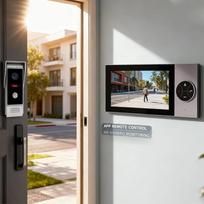 Best Selling Tuya Smart Wifi 4 Wire Video Door Phone System 7 Inch Waterproof Doorbell Camera with Night Vision Outdoor Villa TY71T-HM1