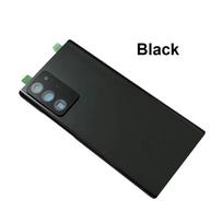New Housing For Samsung Galaxy Note 20 Ultra Back Battery Cover Rear Door Replacement Parts Back Glass + camera Lens glue juoda