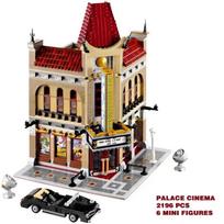 2196 vnt. Rūmų kino teatro konstravimo kaladėlės, kaladėlės, gimtadienio Kalėdų dovana, suderinami žaislai