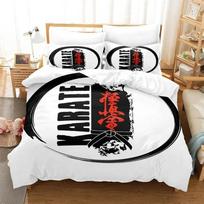3D spausdinti Kyokushin Karate patalynės komplektai išskirtinis patalynės reikmenų rinkinys antklodės užvalkalas lovos užtiesalas rinkinys prabangi gimtadienio dovana 70x133cm 2pcs
