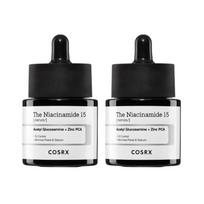 COSRX The Niacinamide 15 Serum 20ml × 2 - 15% High-Strength Niacinamide, Sebum Control,Lightweight Essence Formula for Smooth & Balanced Skin 20ml x 2