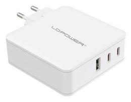 LC-POWER USB Charger 110-240V for USB-C/USB-A Devices 100W