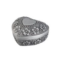 Magic Box~ Super Exquisite Retro Metal Love Small Box, Gift Necklace Jewelry Christmas Packaging Gift Box Ancient tin* 6cm