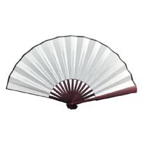 8Inch Cloth Hand Fan Bamboo Folding Fan Handheld Wedding Fans Folded Fan for Home Office Decorations DIY Supplies 8 inches balta