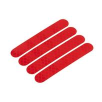 4-Piece Set E-Scooter Accessories Reflective Stickers Red