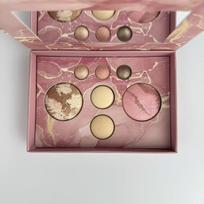 7-Color Multi-Function Eyeshadow Palette Matte Shimmer Highlighter Contour Blush All-in-One Natural Nude Look Long-Lasting