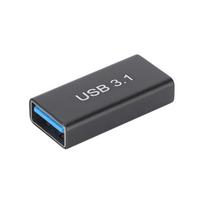 2pcs USB C Female to USB A Female Adapter 10Gbps Straight Head Type C Female to USB 3.1 A Female Converter for Data