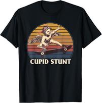Cupid Stunt Funny Sarcastic Offensive Humor Embarrassing T-Shirt L