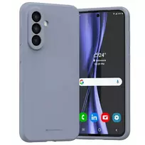 Mercury Case: Silicone case for Samsung Galaxy A56 (A566), purple