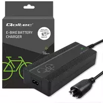 Qoltec Fast Charger for e-bike, electric scooter 36V | 42V | 4A | Bosch plug + power cable