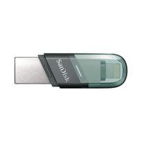 SANDISK iXpand Flash Drive Flip USB flash drive 256GB USB Type-A / Lightning 3.2 Gen 1 (3.1 Gen 1) Grey, Silver, Transparent